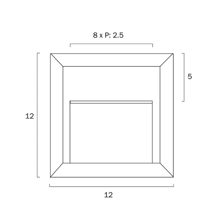 Telbix PRIMA - Square Exterior Wall Step Light IP65 - 4000K-Telbix-Ozlighting.com.au