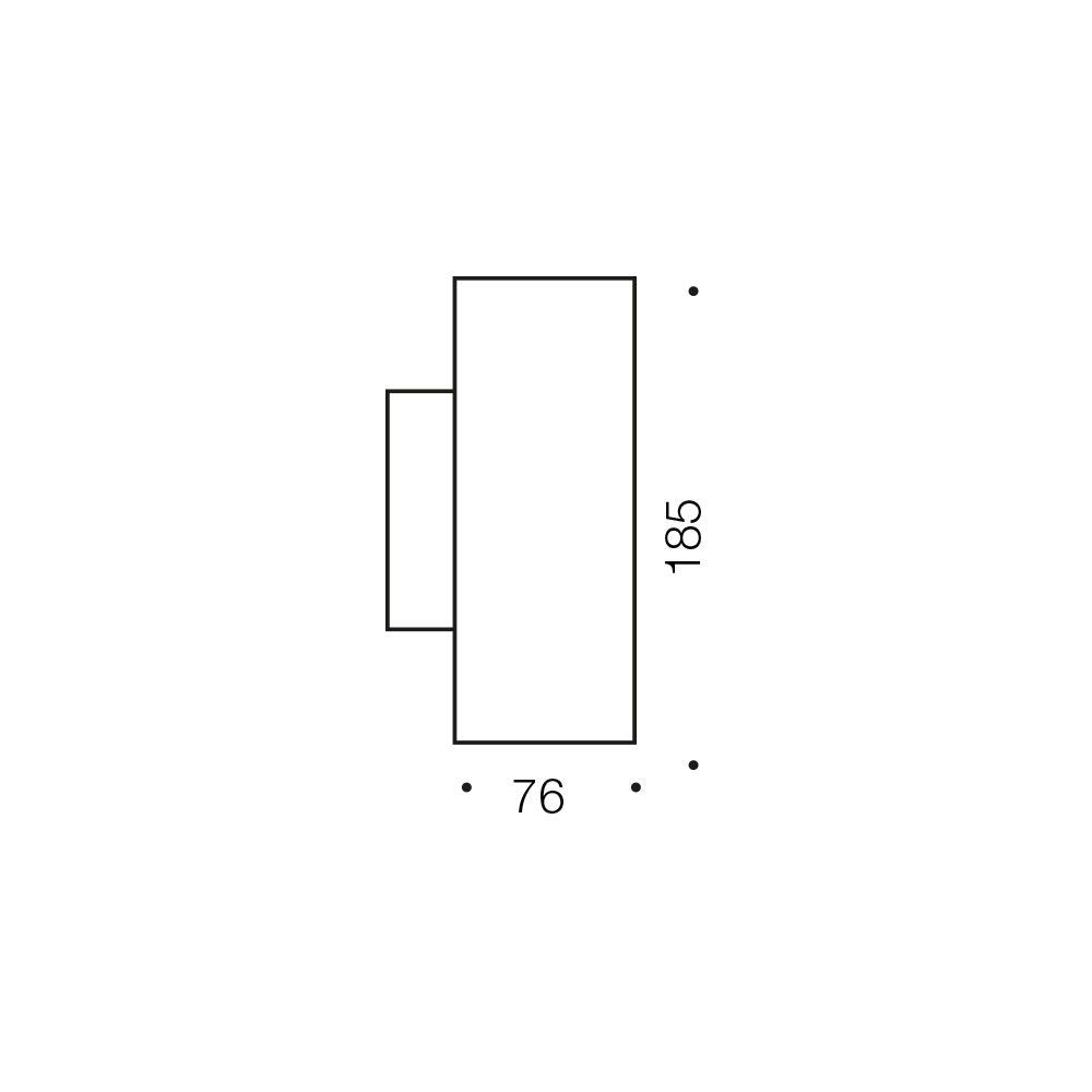 Telbix RVIN - EX2 Up/Down Wall Light-Telbix-Ozlighting.com.au