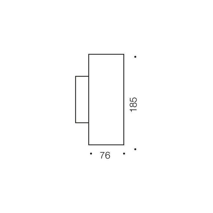 Telbix RVIN - EX2 Up/Down Wall Light-Telbix-Ozlighting.com.au