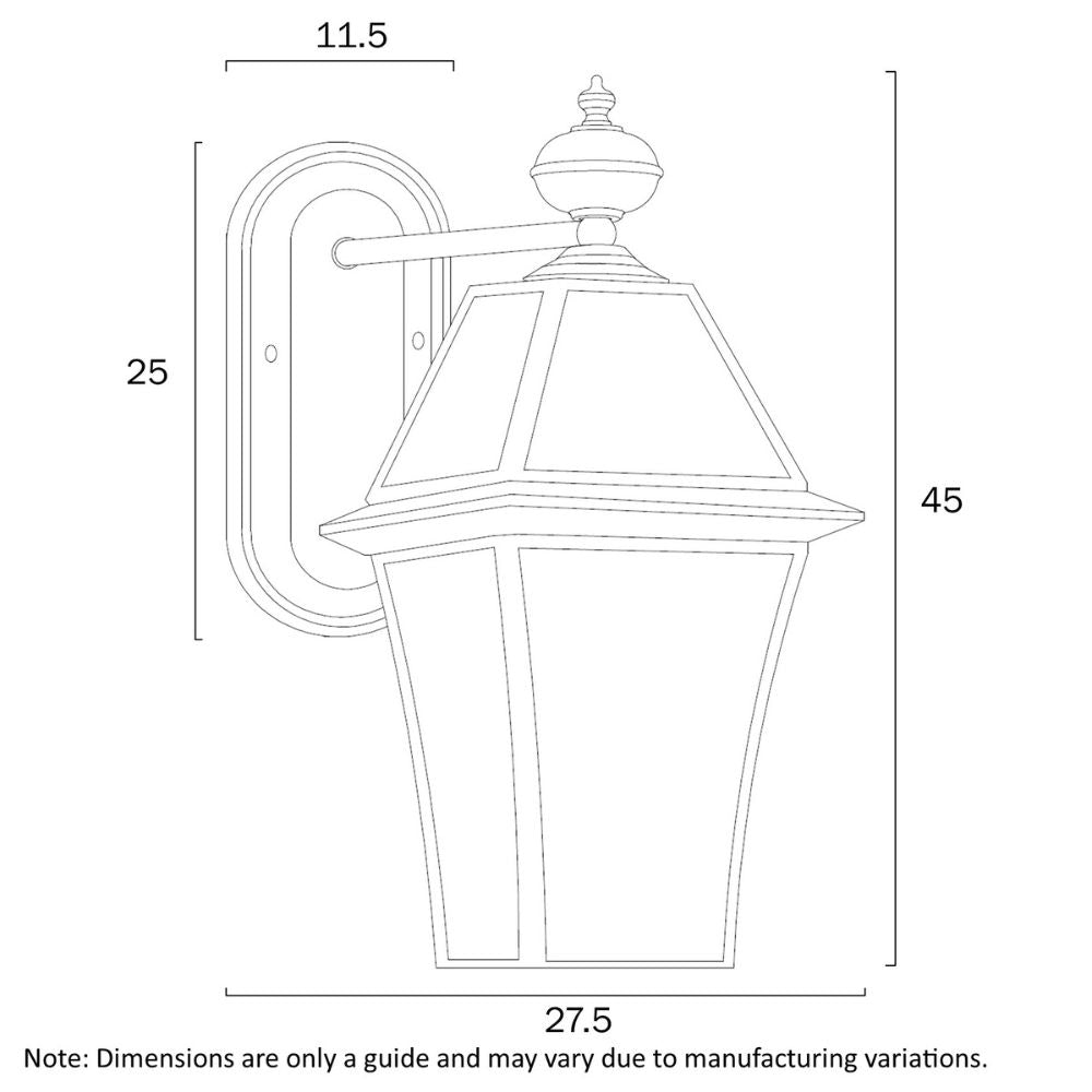 Telbix RYE - 27 Exterior Wall Light-Telbix-Ozlighting.com.au