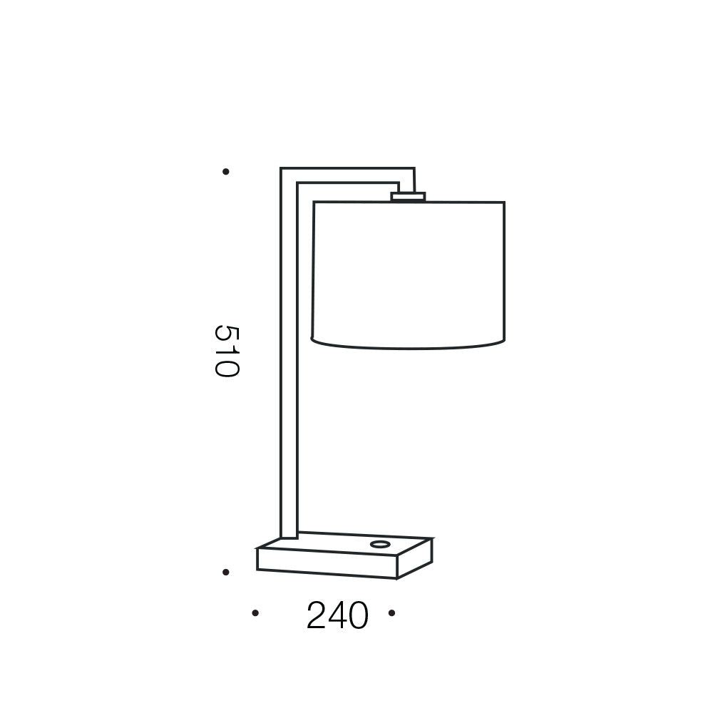 Telbix SALA - 25W LED Table Lamp-Telbix-Ozlighting.com.au