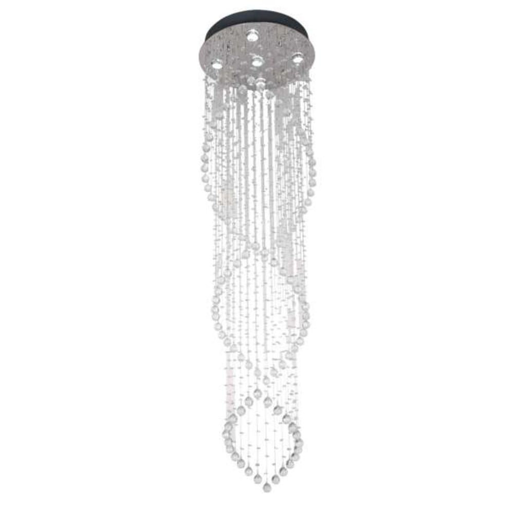 Telbix SAVINA - 5 Light Crystal Pendant-Telbix-Ozlighting.com.au