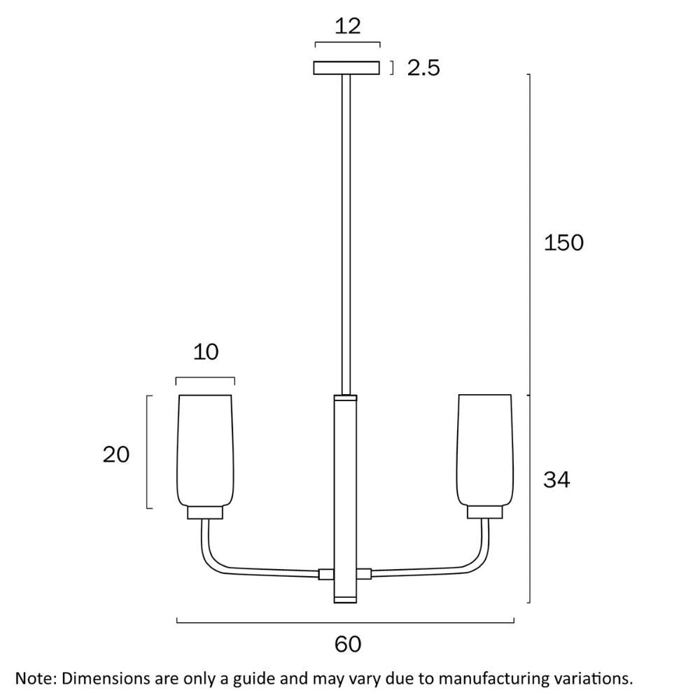 Telbix SEBRING - 4 Light Pendant-Telbix-Ozlighting.com.au