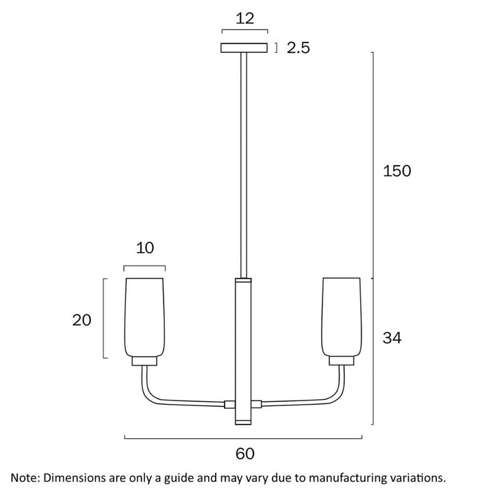 Telbix SEBRING - 4 Light Pendant-Telbix-Ozlighting.com.au