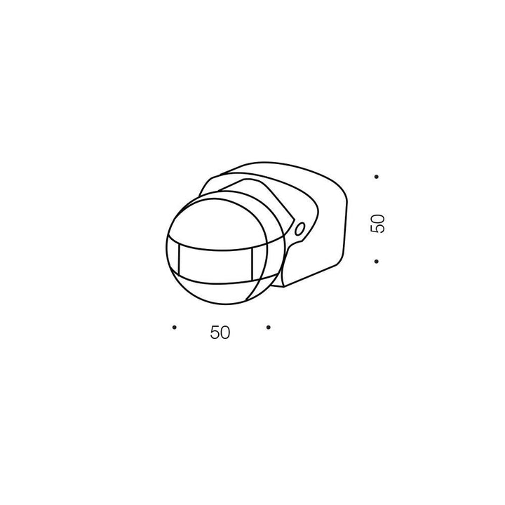 Telbix SENSOR - 25W PIR Ceiling/Wall Mount Sensor IP44-Telbix-Ozlighting.com.au