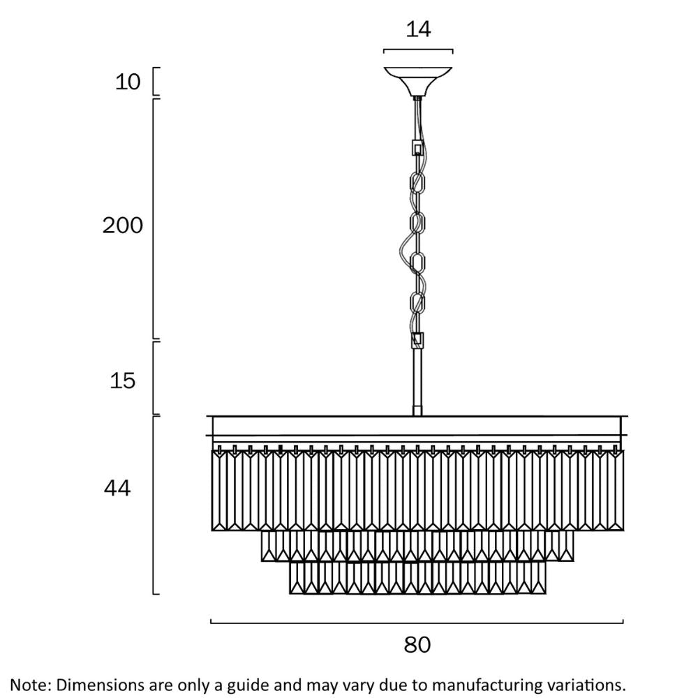 Telbix SERENE - 16 Light Pendant-Telbix-Ozlighting.com.au