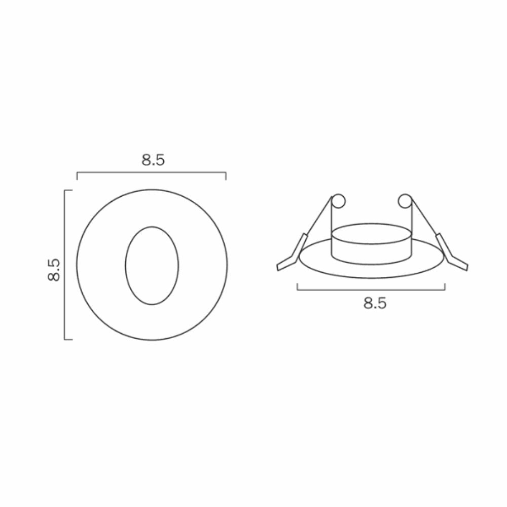 Telbix SNAP - 3W Round Stair Light-Telbix-Ozlighting.com.au