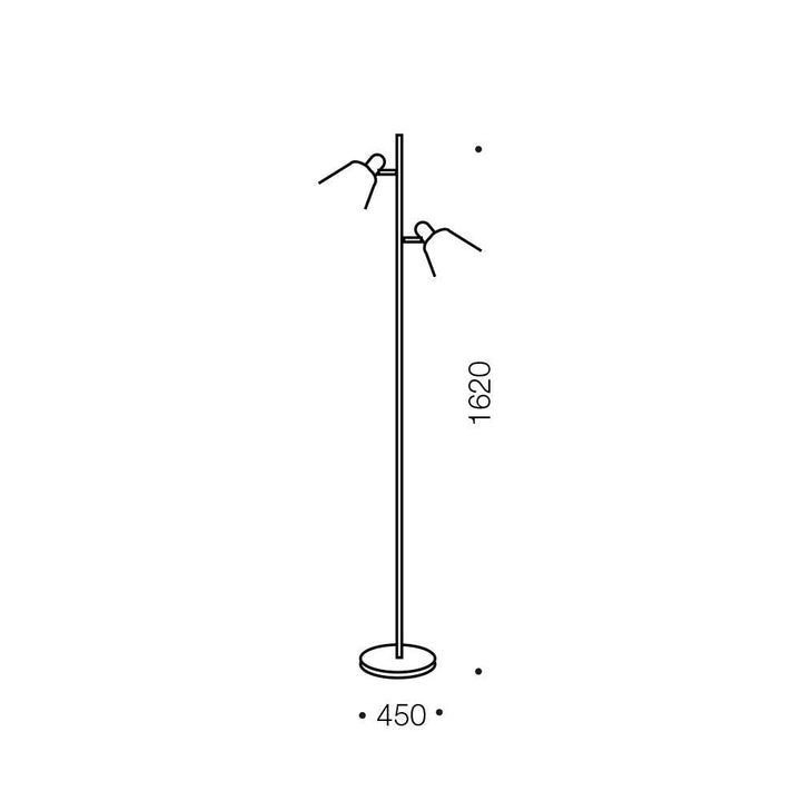 Telbix TORRES - 2 Light Floor Lamp-Telbix-Ozlighting.com.au