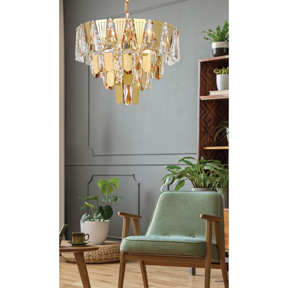 Telbix VALERIE - 40CM 5 Light Pendant-Telbix-Ozlighting.com.au