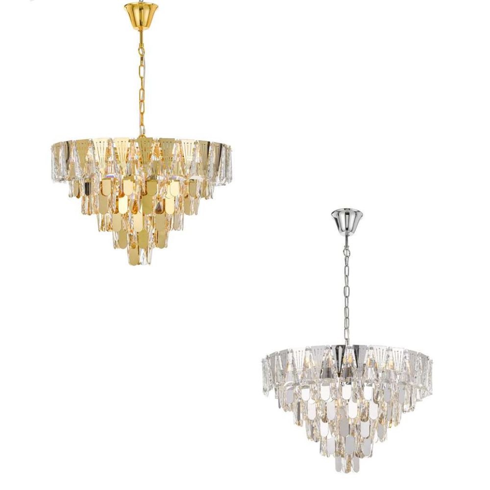 Telbix VALERIE - 60CM 10 Light Pendant-Telbix-Ozlighting.com.au