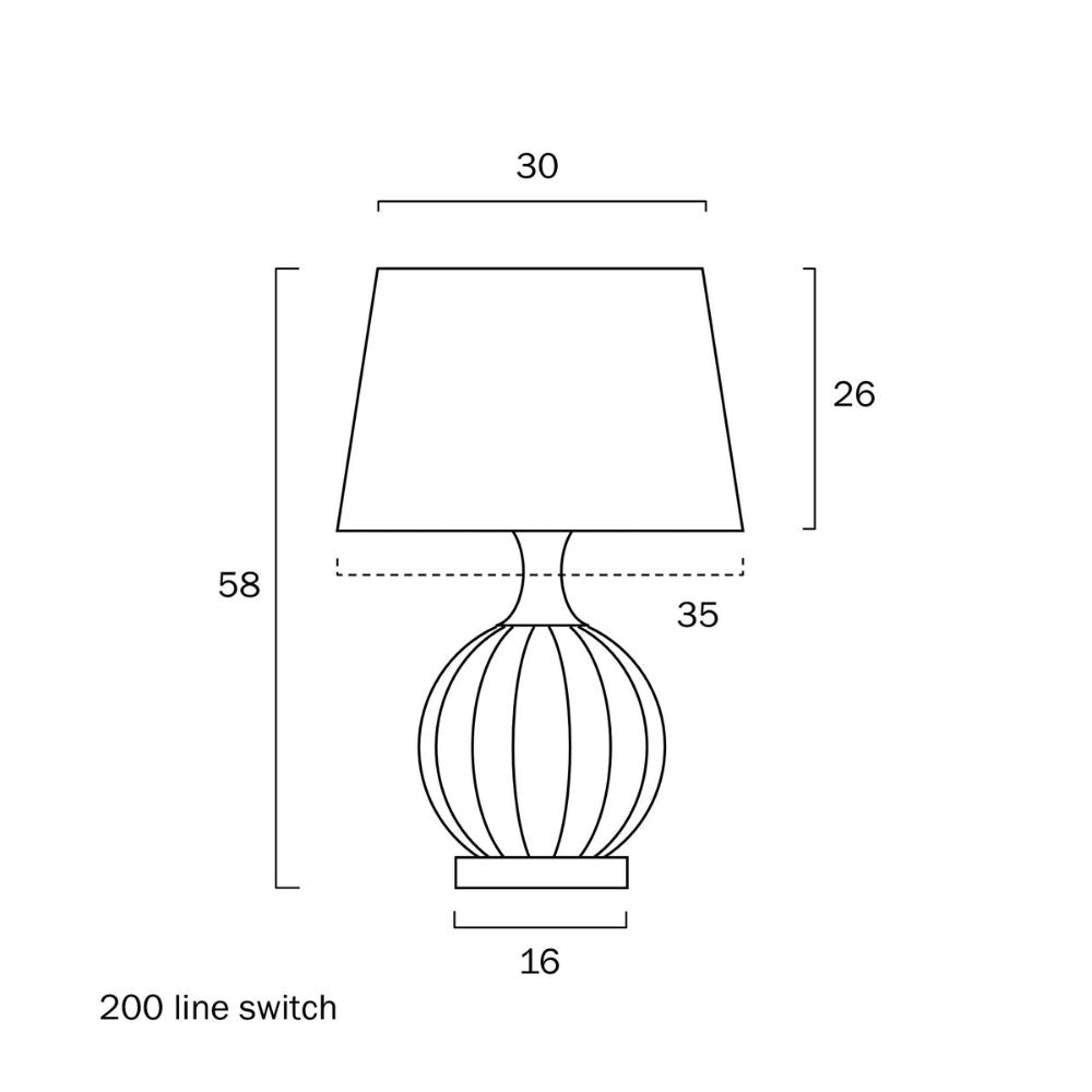 Telbix YONI - 25W Table Lamp-Telbix-Ozlighting.com.au