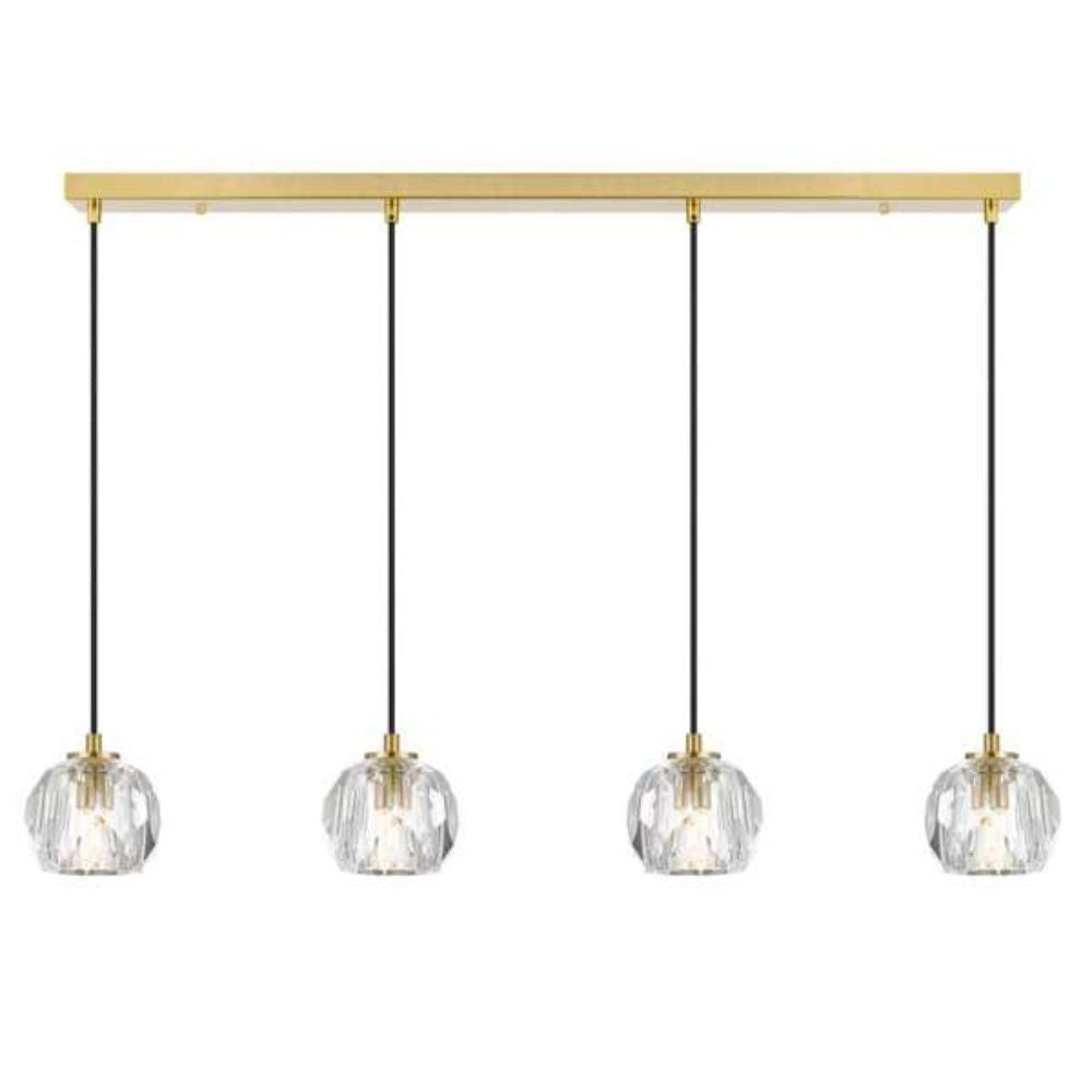 Telbix ZAHA - 12W Replaceable G9 LED 4 Light Bar Pendant - 3000K-Telbix-Ozlighting.com.au