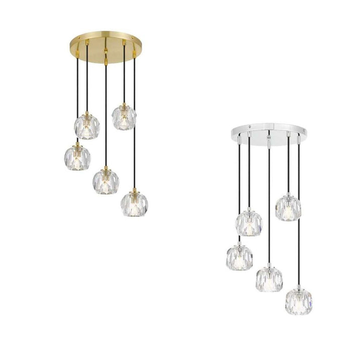 Telbix ZAHA - 15W Replaceable G9 LED 5 Light Cluster Pendant - 3000K-Telbix-Ozlighting.com.au