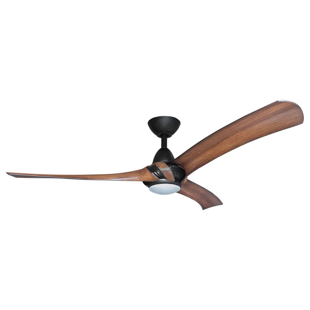 ThreeSixty Fans ARUMI - 3 Blade 1320mm 52" AC Ceiling Fan with 17W Dimmable LED Light & Wall Control-ThreeSixty Fans-Ozlighting.com.au