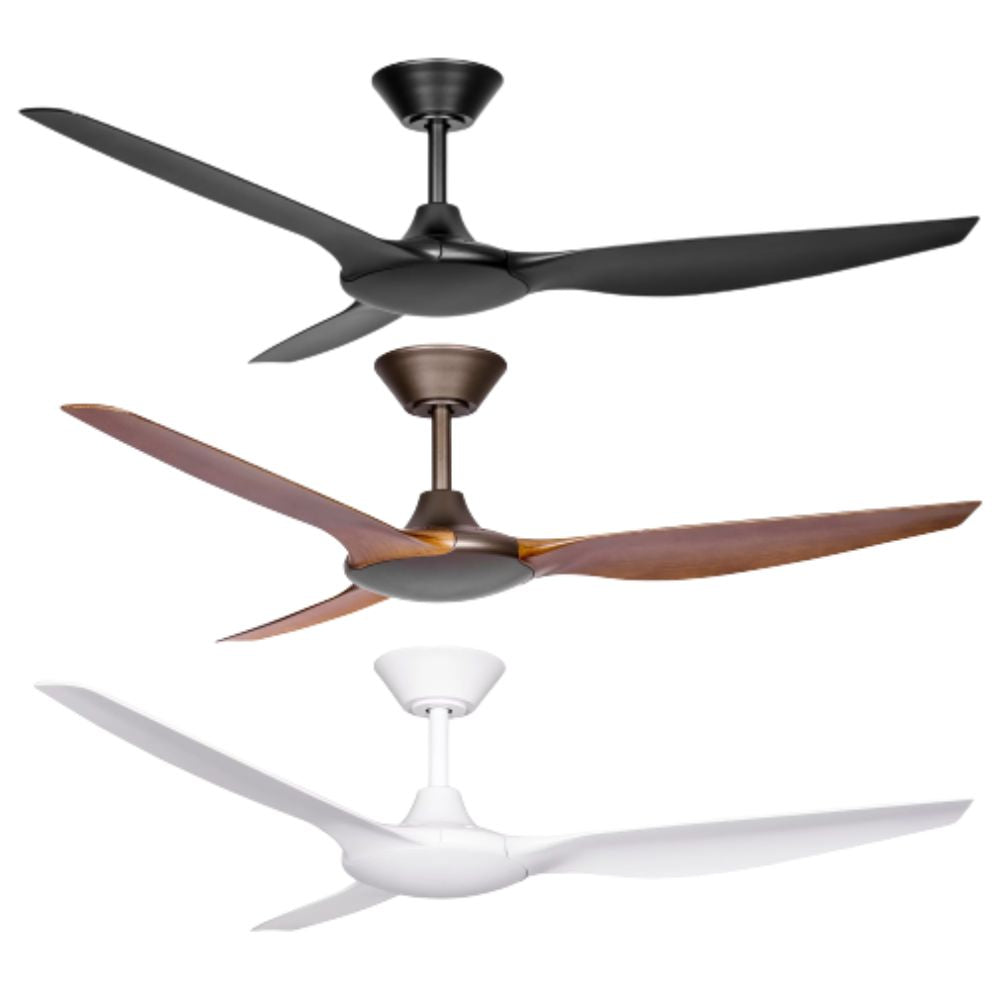 ThreeSixty Fans DELTA - 3 Blade 1420mm 56" DC Ceiling Fan & Remote Control-ThreeSixty Fans-Ozlighting.com.au