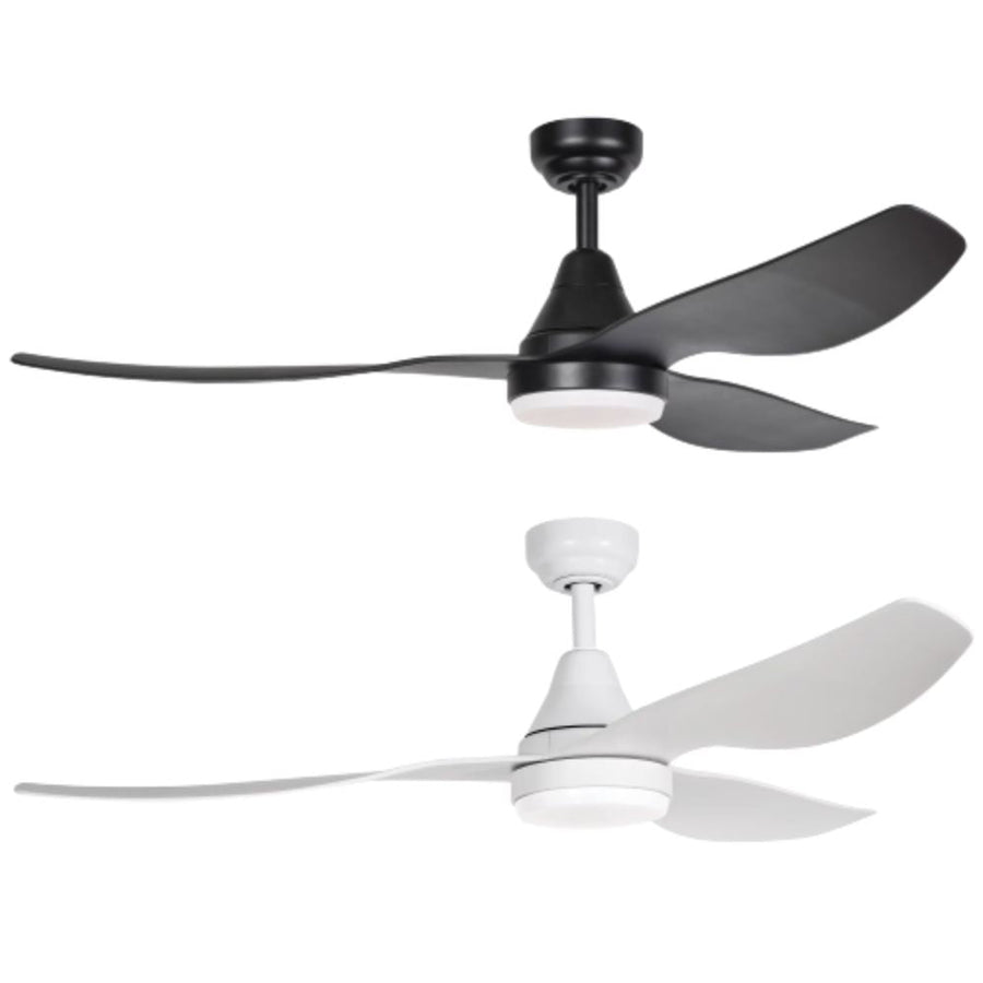 ThreeSixty Fans SIMPLICITY - 3 Blade 1320mm 52" DC Ceiling Fan with 18W Dimmable LED Light & Remote Control-ThreeSixty Fans-Ozlighting.com.au