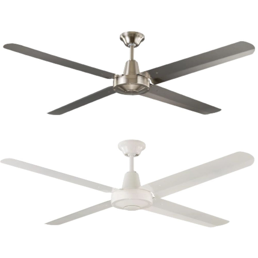 ThreeSixty Fans VELOCITY V1 - 4 Blade 1320mm 52" AC Ceiling Fan & Wall Control-ThreeSixty Fans-Ozlighting.com.au