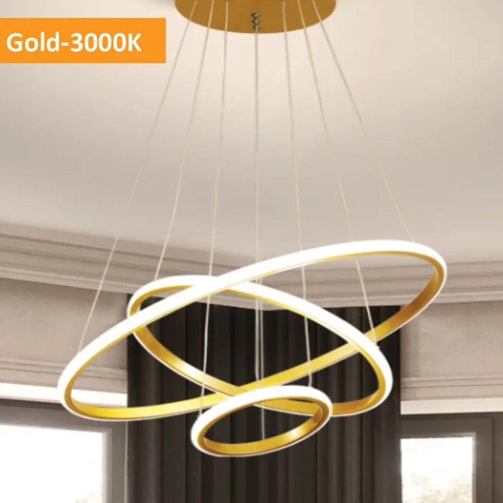 Vencha CROWN - 3/8 Ring Pendant Light IP20-Vencha-Ozlighting.com.au