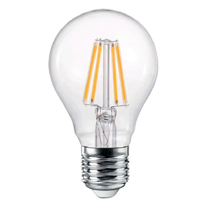 Vencha GLOBE-A60 - 6W LED Dimmable GLS A60 Shape Filament Clear Glass Globe - E27-Vencha-Ozlighting.com.au