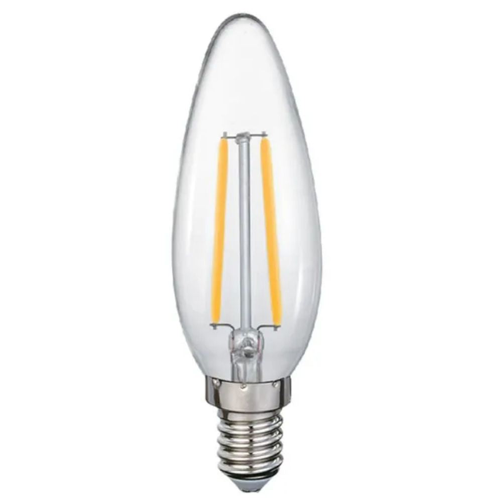 Vencha GLOBE-CANDLE - 4W LED Candle C35 Shape Filament Clear Globe-Vencha-Ozlighting.com.au