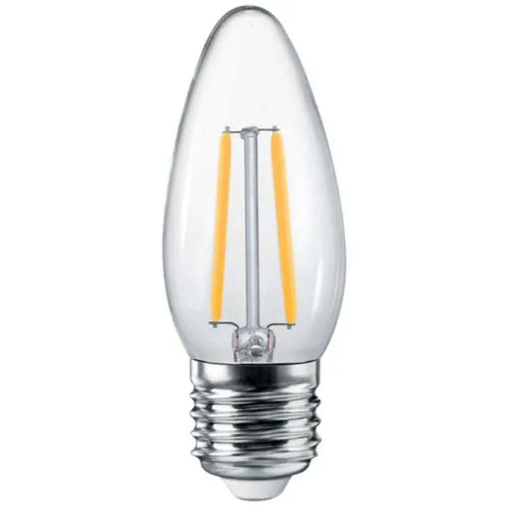 Vencha GLOBE-CANDLE - 4W LED Candle C35 Shape Filament Clear Globe-Vencha-Ozlighting.com.au