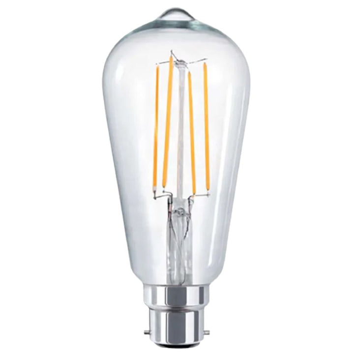 Vencha GLOBE-PEAR - 4W LED Pear ST64 Filament Clear Globe - E27/B22-Vencha-Ozlighting.com.au