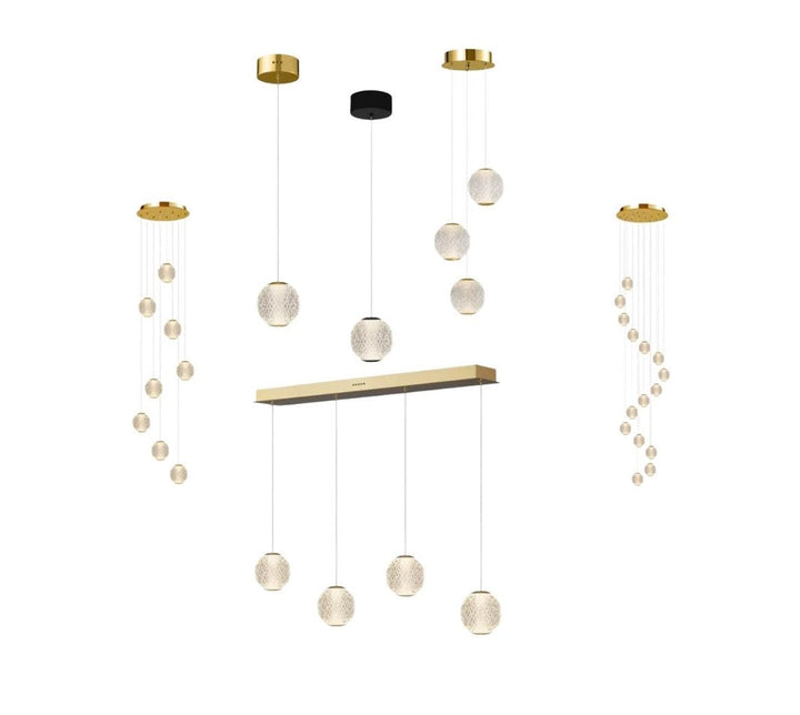 Vencha LANGDON - 1/3/4/8/15 LED Pendant Light Range IP20-Vencha-Ozlighting.com.au