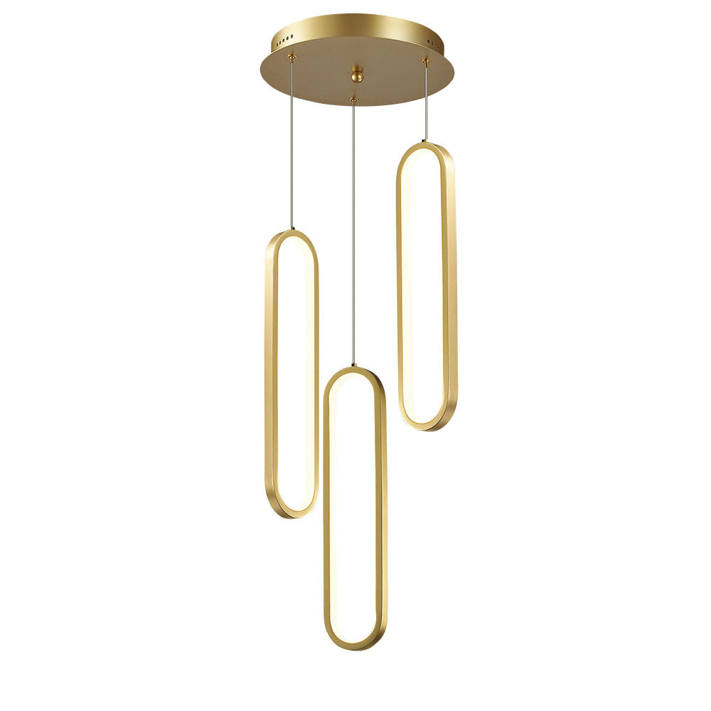 Vencha OVAL - 1/3 Light Pendant IP20 -Vencha-Ozlighting.com.au