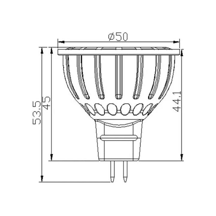 Vencha PLUTO-P10 - 10W LED 12V DC 20° MR16 Shape PC Globe - DRIVER REQUIRED-Vencha-Ozlighting.com.au