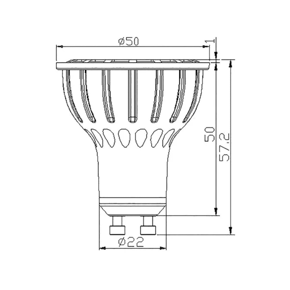 Vencha PLUTO-P10 - 10W LED 20° GU10 Shape PC Globe-Vencha-Ozlighting.com.au