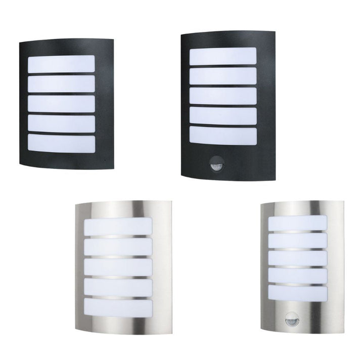 Vencha STARK - 14W LED Exterior Flush Wall Light With/Without Sensor IP44 - 6000K-Vencha-Ozlighting.com.au