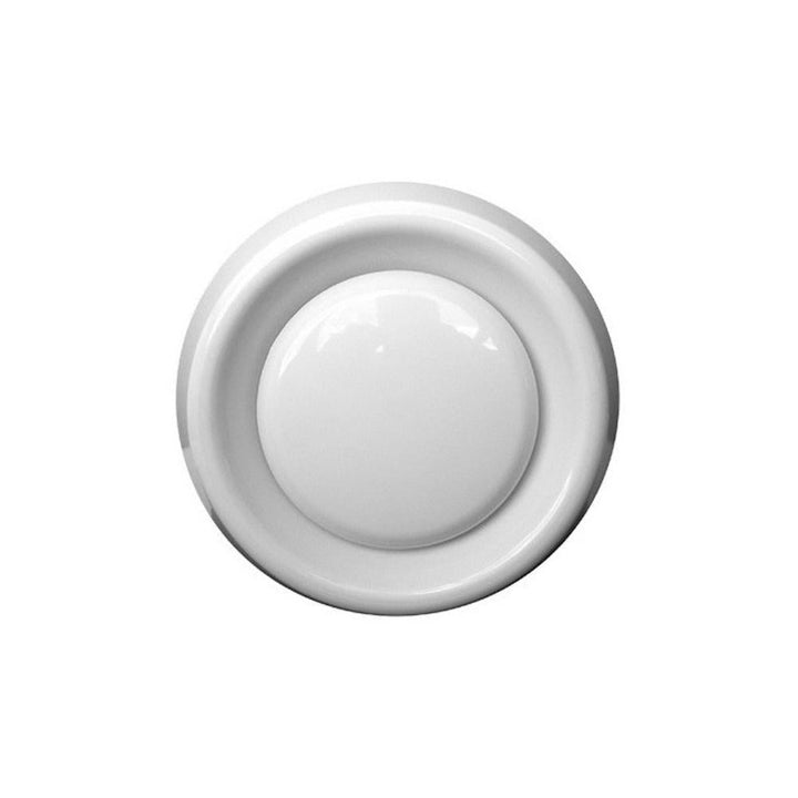 Ventair AIR-VENT-CEILING - 100/125/150/200mm Adjustable White Round Interior Vent-Ventair-Ozlighting.com.au