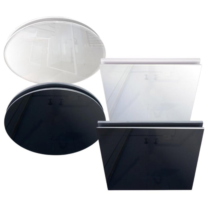 Ventair AIRBUS-200-MODULAR-GLASS - Round/Square Modular Glass Panel Fascia Only Accessory-Ventair-Ozlighting.com.au