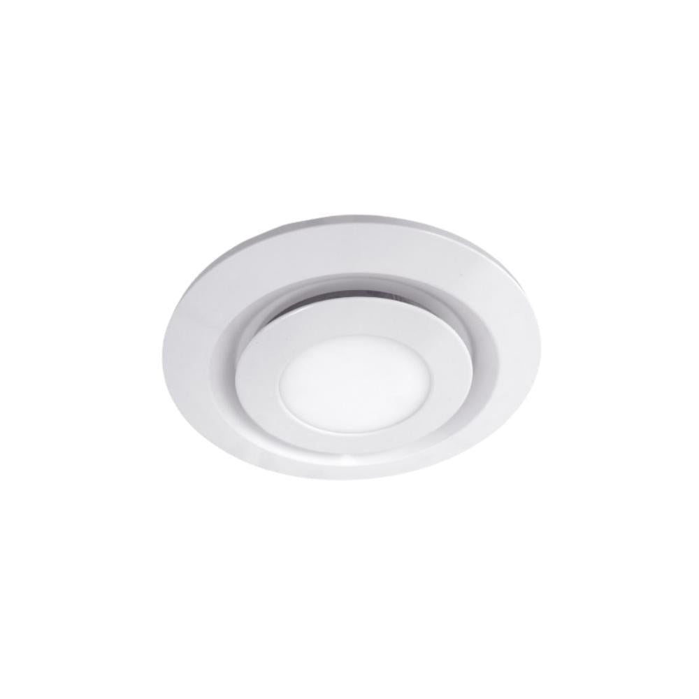 Ventair AIRBUS-200-MODULAR-LED - Round/Square Modular Panel Fascia Only With 10W LED Light Accessory-Ventair-Ozlighting.com.au