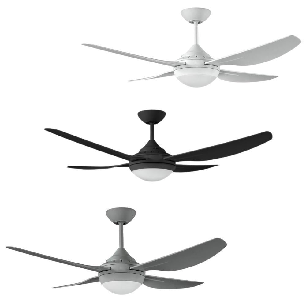 Ventair HARMONY-II-LIGHT - 4 Blade 1220mm 48" AC Ceiling Fan With 18W LED Light 4000K-Ventair-Ozlighting.com.au