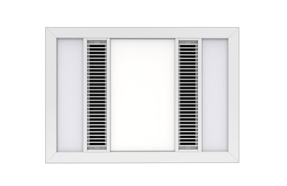 Ventair RIO - 3-in-1 Bathroom Heater LED Light and Exhaust Fan Unit-Ventair-Ozlighting.com.au