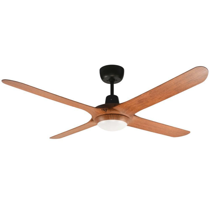 Ventair SPYDA-50-LIGHT - 4 Blade 1250mm 50" Fully Moulded PC AC Ceiling Fan With 20W LED Light-Ventair-Ozlighting.com.au