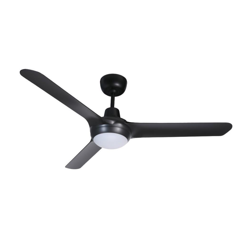 Ventair SPYDA-56-LIGHT - 3 Blade 1400mm 56" Fully Moulded PC AC Ceiling Fan With 20W LED Light-Ventair-Ozlighting.com.au