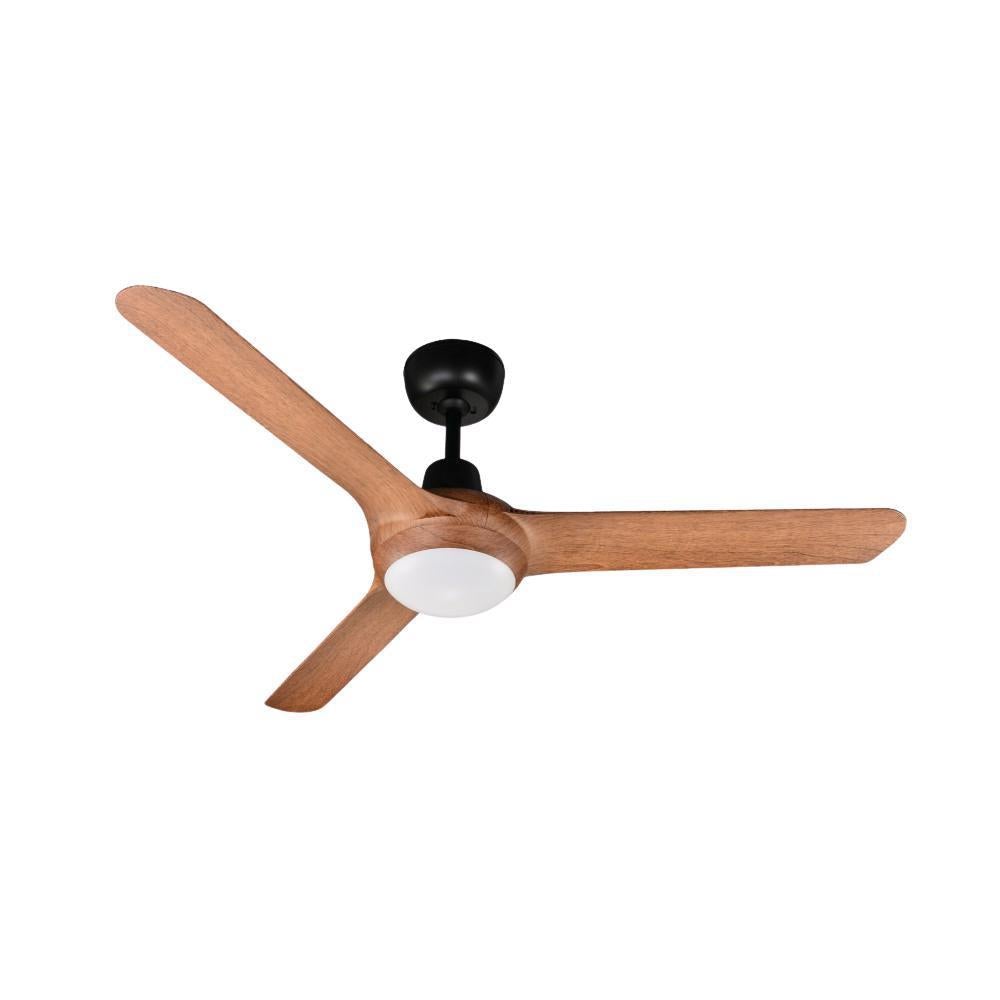 Ventair SPYDA-56-LIGHT - 3 Blade 1400mm 56" Fully Moulded PC AC Ceiling Fan With 20W LED Light-Ventair-Ozlighting.com.au