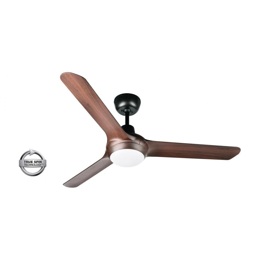 Ventair SPYDA-62-LIGHT - 3 Blade 1570mm 62" Fully Moulded PC AC Ceiling Fan With 20W LED Light-Ventair-Ozlighting.com.au