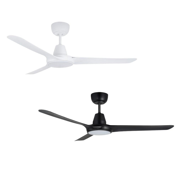 Ventair SPYDA-EC - 3 Blade 50" 1250mm EC Ceiling Fan with Switchable CCT LED Light-Ventair-Ozlighting.com.au