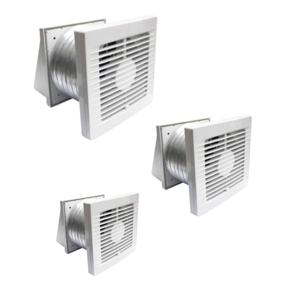 Ventair WALL-FAN-KIT - Manrose 100/125/150mm Standard Through Wall Fan Kit-Ventair-Ozlighting.com.au