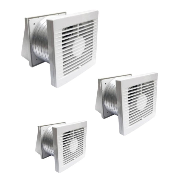 Ventair WALL-FAN-KIT - Manrose 100/125/150mm Standard Through Wall Fan Kit-Ventair-Ozlighting.com.au