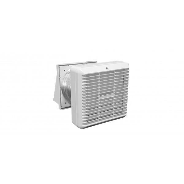 Ventair WALL-FAN-KIT-SHUTTER - Manrose 150mm Standard Through Wall Fan Kit - Auto Shutter-Ventair-Ozlighting.com.au