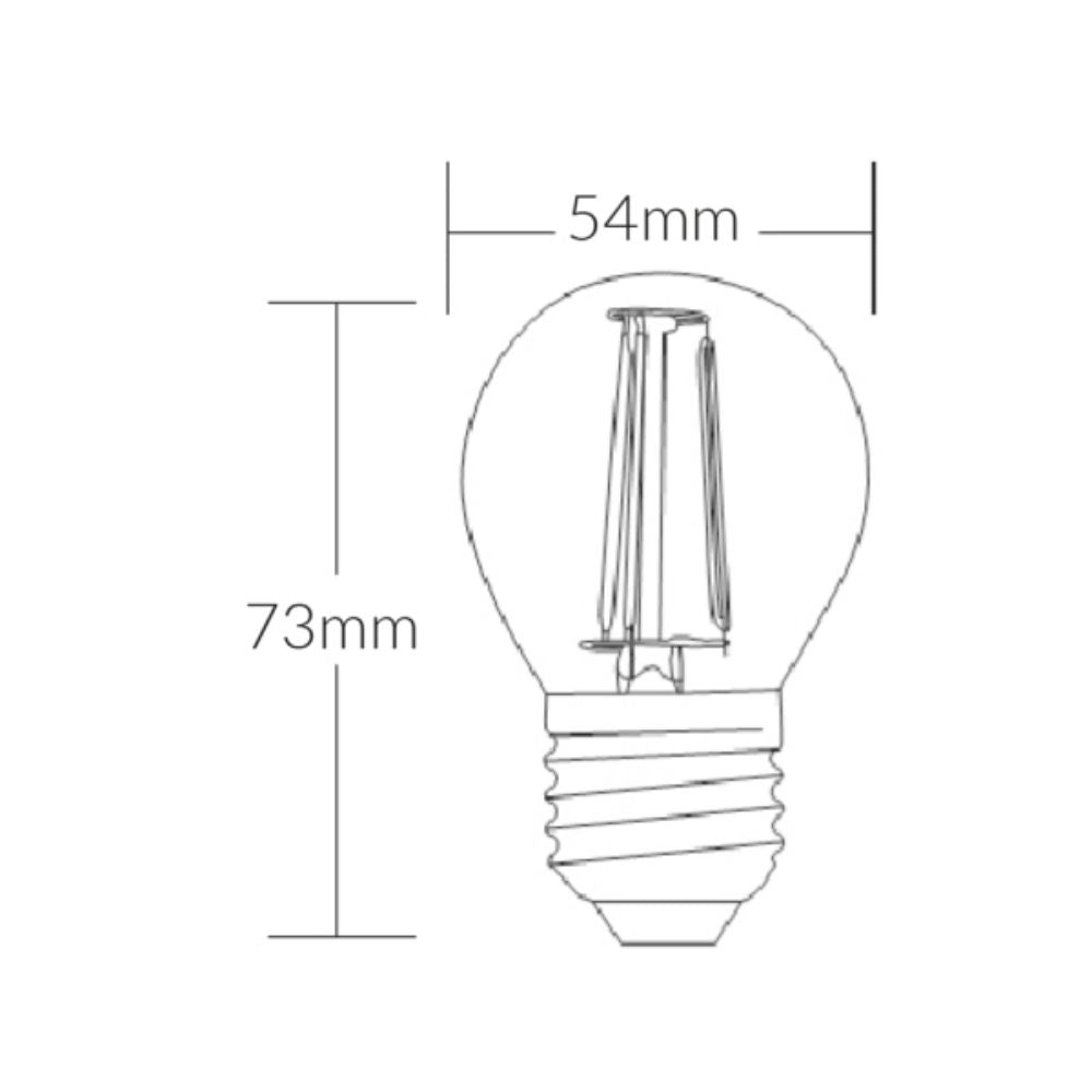 Vibe ECO - 4W LED Fancy Round Globe Dimmable-Vibe Lighting-Ozlighting.com.au