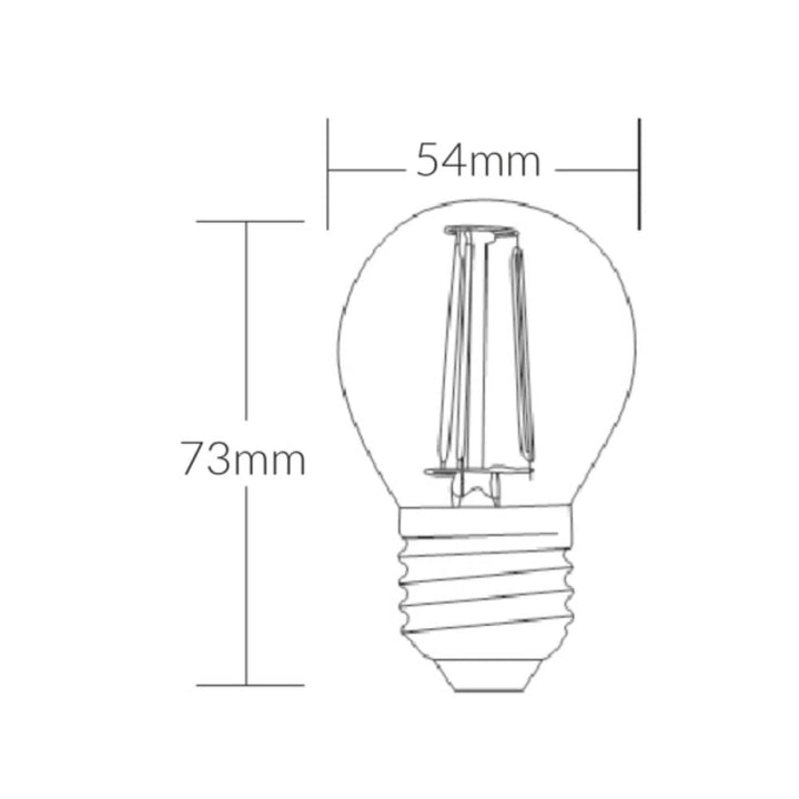 Vibe ECO - 4W LED Fancy Round Globe Dimmable-Vibe Lighting-Ozlighting.com.au