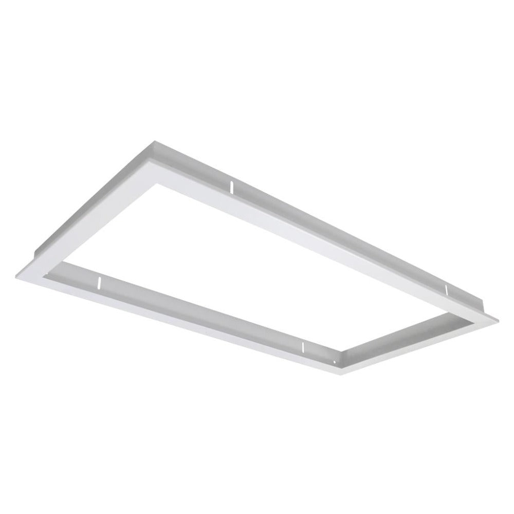 Vibe ECO-REC - 600x300mm Recessed Plaster Panel Frame White-Vibe Lighting-Ozlighting.com.au