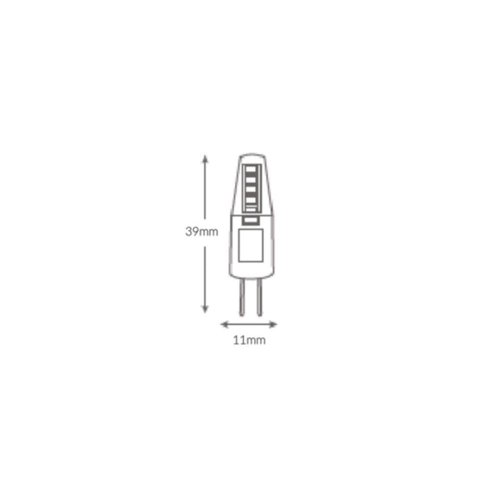 Vibe GLOBE-BI-PIN - 2W LED 12V DC G4 Bi-Pin Globe IP20 - DRIVER REQUIRED-Vibe Lighting-Ozlighting.com.au