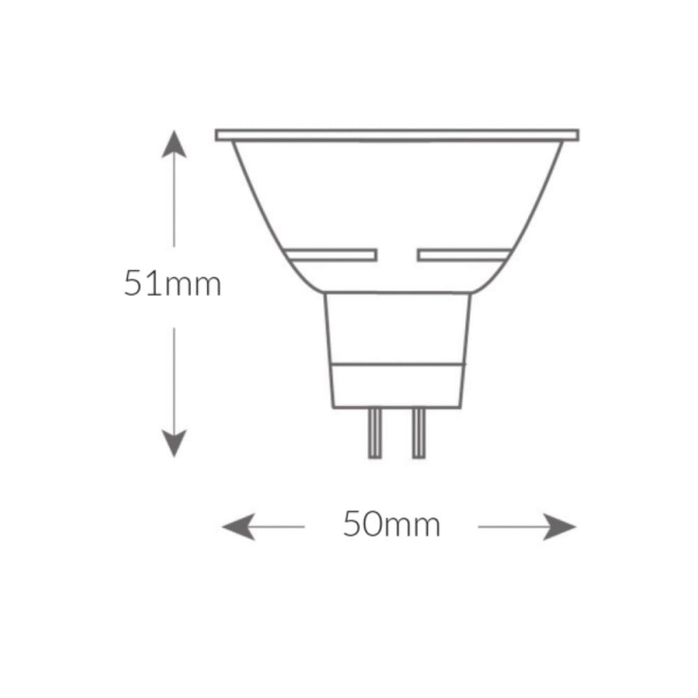 Vibe GLOBE-MR16-ECO - 6W LED 12V DC 60° MR16 Shape PC Globe Twin Pack - DRIVER REQUIRED-Vibe Lighting-Ozlighting.com.au