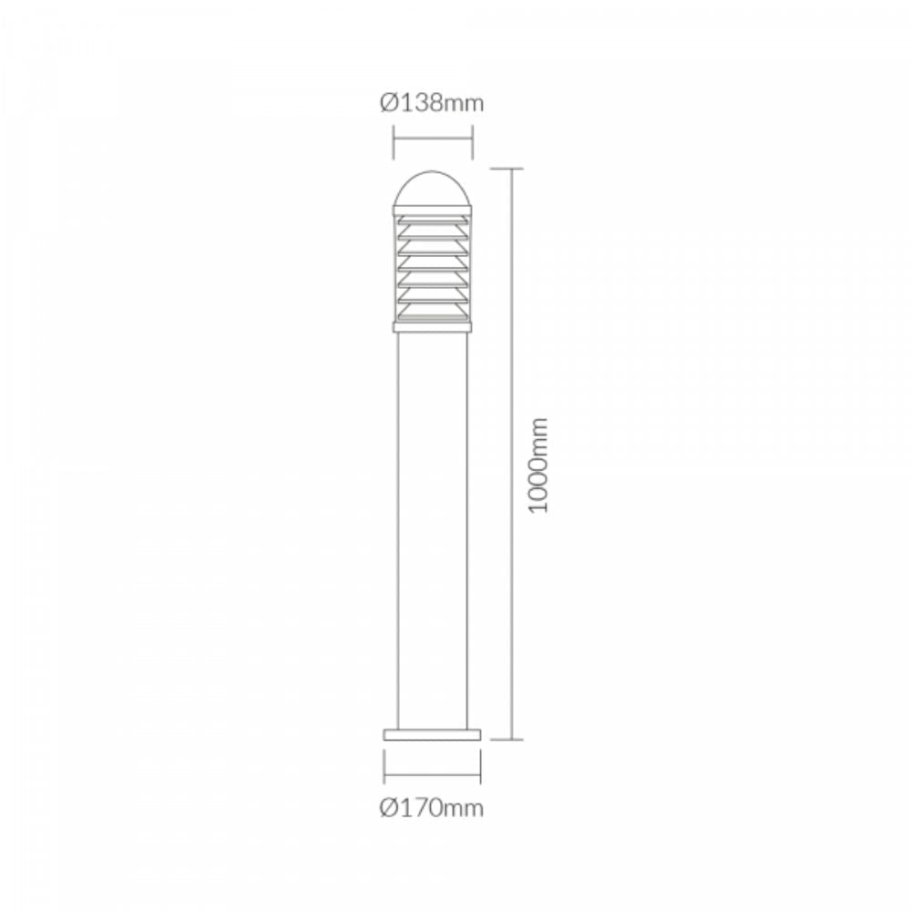 Vibe TIM - LED Bollard - IP65 -Vibe Lighting-Ozlighting.com.au